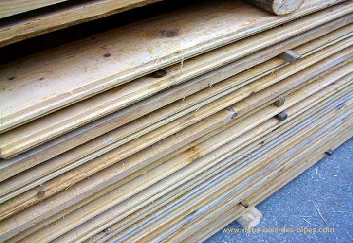 plancher vieux bois démonté